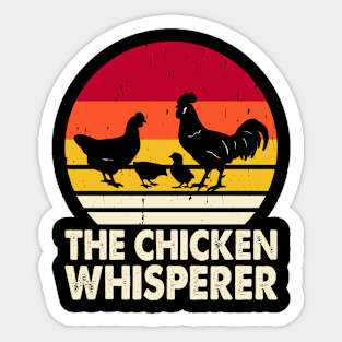 The Chicken WhispererT Shirt For Women Men T-Shirt Sticker